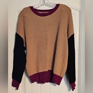Express Colorblock Knit Sweater